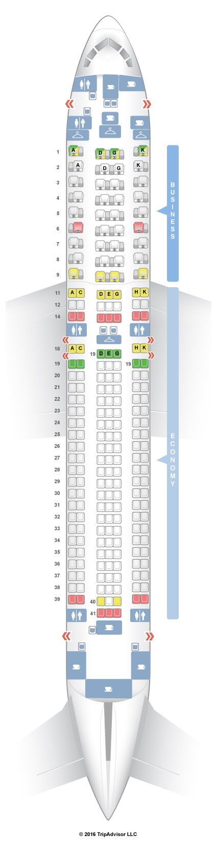Seatguru Seat Map Austrian Boeing 767 300er 763 V1 Seat S Class Type Power Review