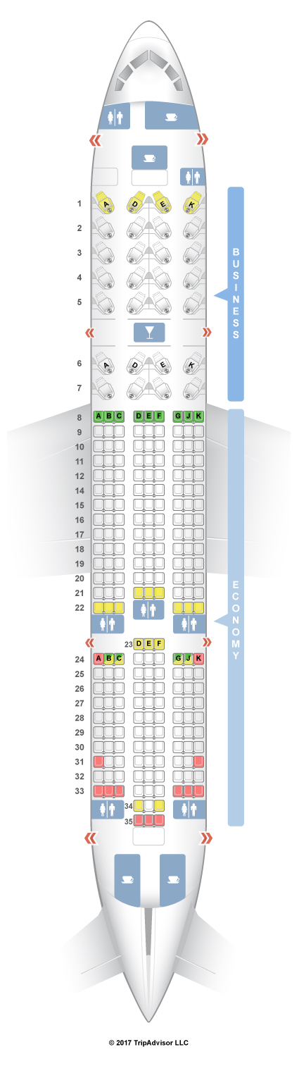 Seatguru Seat Map Avianca Boeing 787 8 788