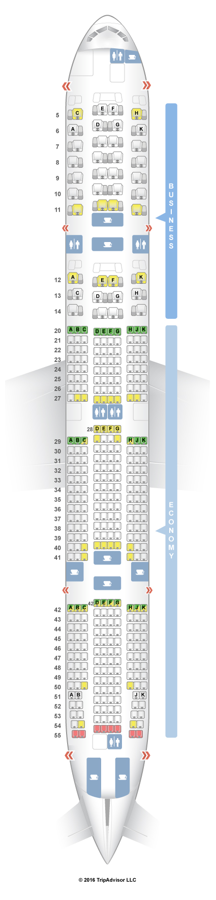 Seatguru Seat Map Etihad Boeing 777 300er 77w Two Class V2 Seat S Class Type Power Review