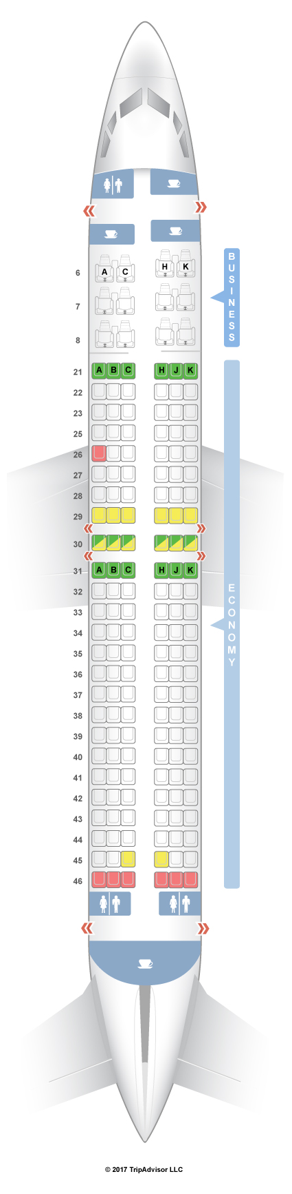 Seatguru Seat Map Garuda Indonesia Boeing 737 800 738 Seat S Class Type Power Review