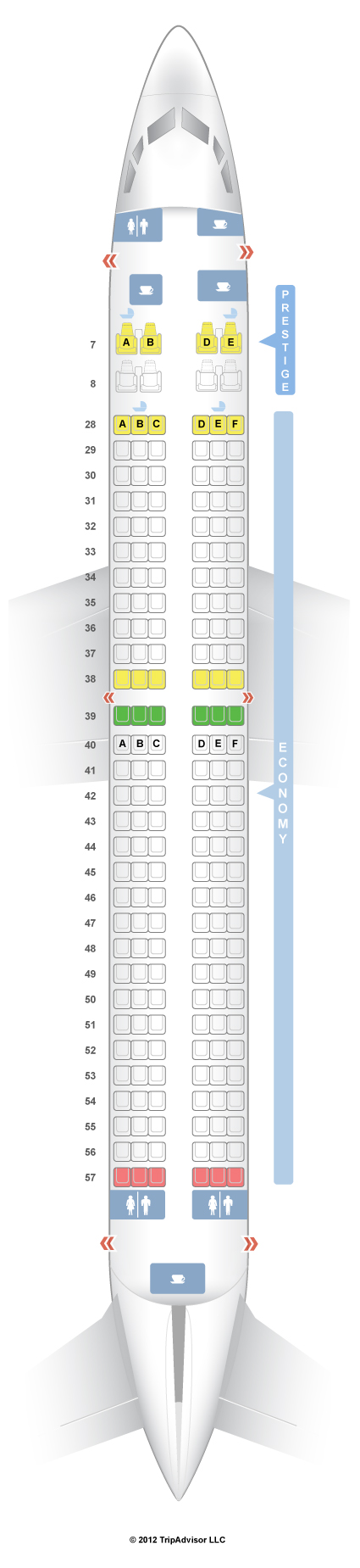 Seatguru Seat Map Korean Air Boeing 737 900 739 Seat S Class Type Power Review