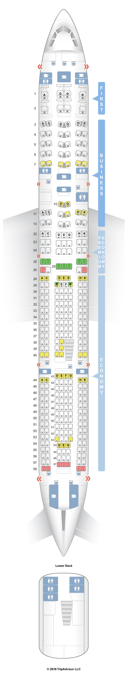 Seatguru Seat Map Lufthansa Airbus A340 600 346 V1 Seat S Class Type Power Review