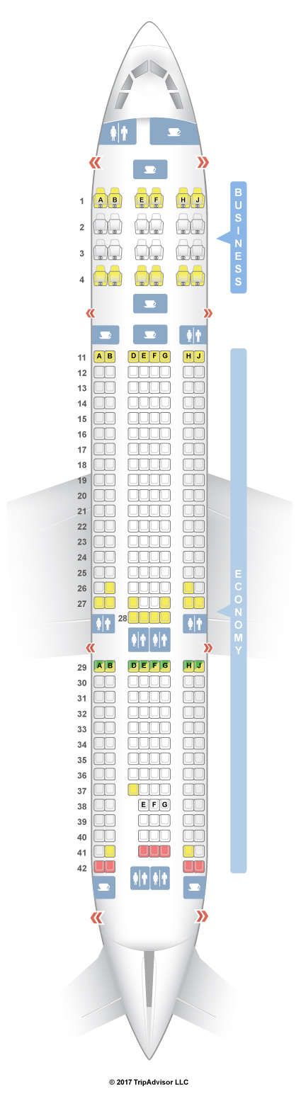 Seatguru Seat Map Tap Portugal Airbus A330 200 332 V4 Seat S Class Type Power Review