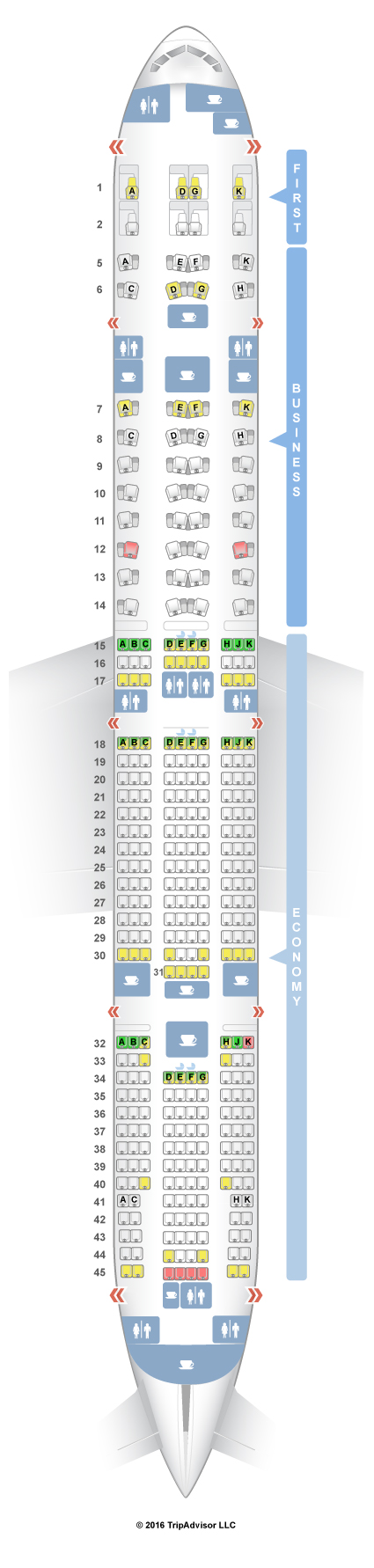 Seatguru Seat Map Etihad Boeing Er W Three Class