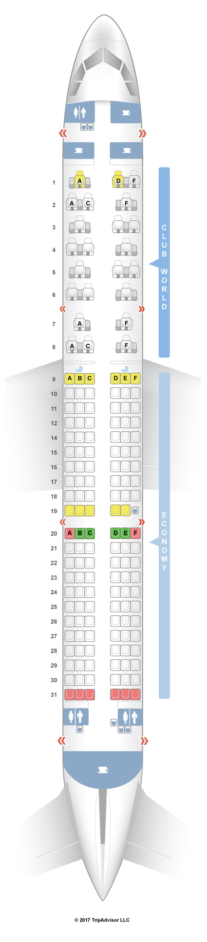 Seatguru Seat Map British Airways Airbus A321 321 Intl 66528 Hot Sex Picture