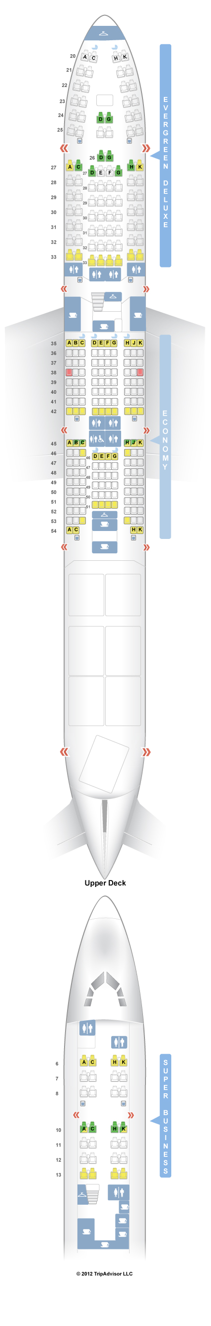 Seatguru Seat Map Eva Air