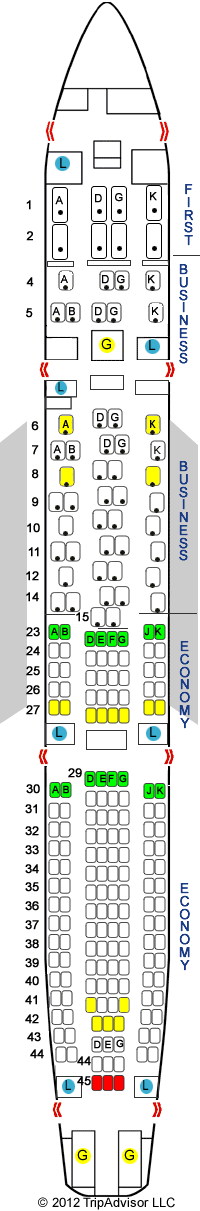 SeatGuru Seat Map SWISS SeatGuru