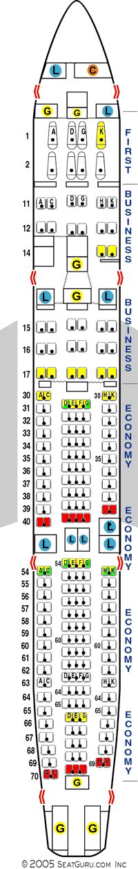 SeatGuru Seat Map Cathay Pacific