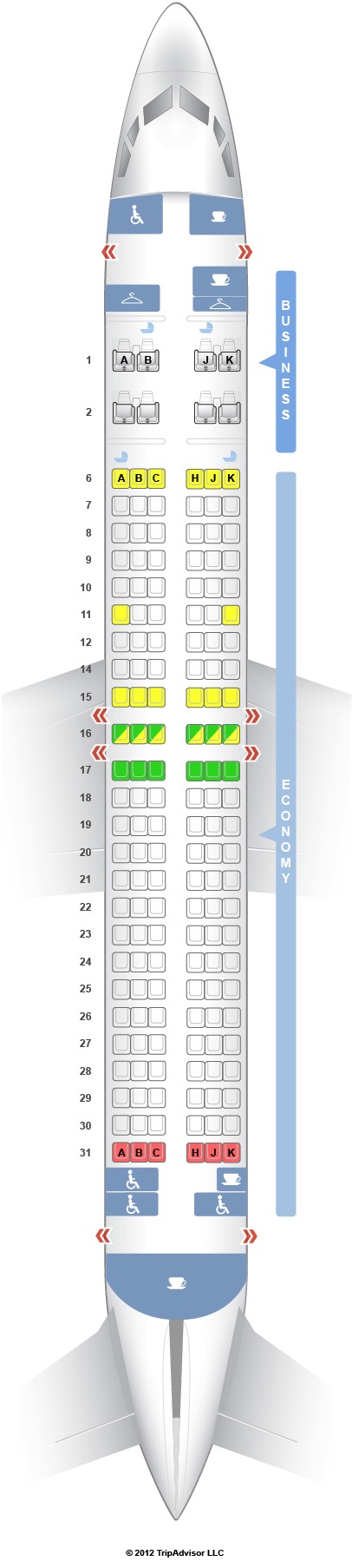 SeatGuru Seat Map China Airlines