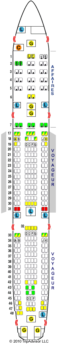 SeatGuru Seat Map Air France