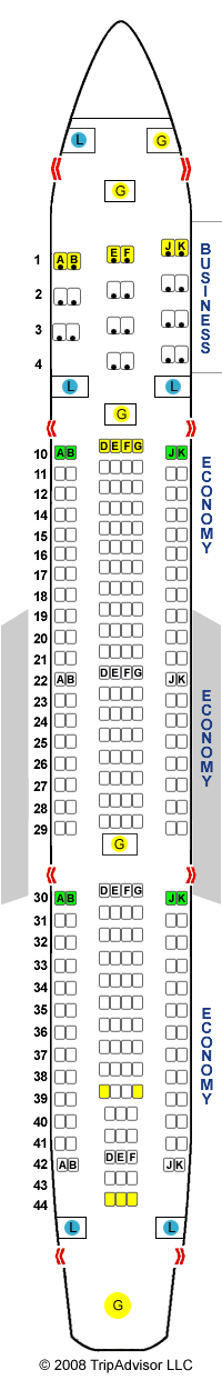 SeatGuru Seat Map Qatar Airways