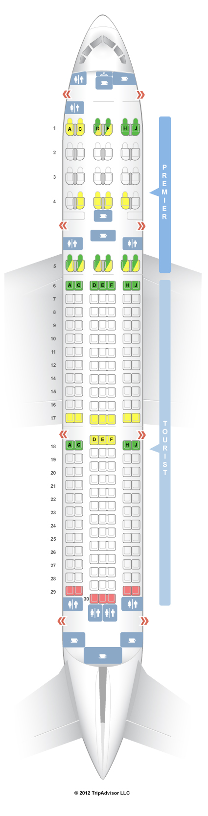 Seatguru Seat Map Aeromexico Boeing 767-300 (763)