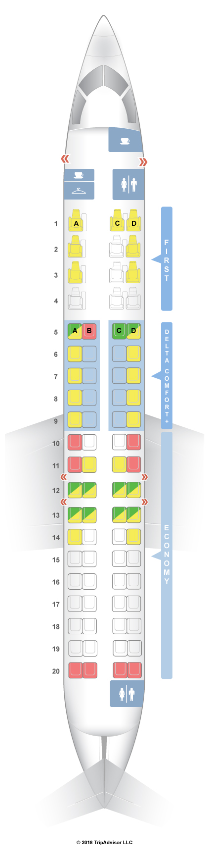 Regional Jet 900 Seating Chart