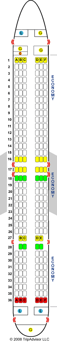 Boeing 737 900 Seating Chart