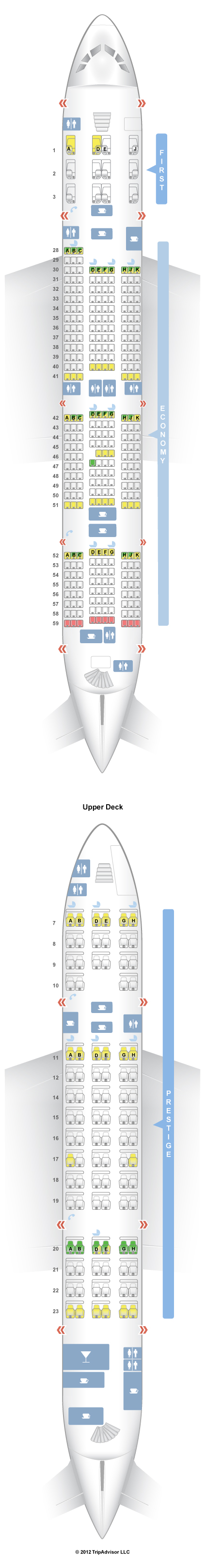 Airbus A 380 Seat Chart Airbus A 380 Seat Chart