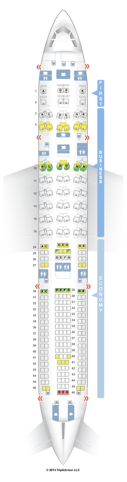 Air Canada 333 Seating Chart