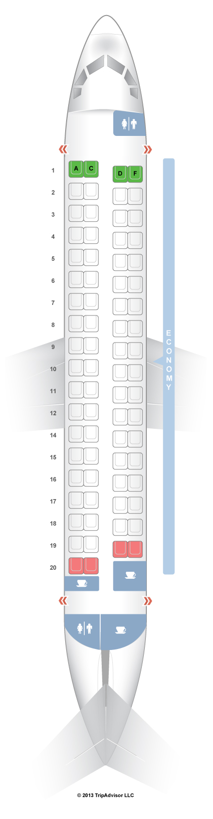 Seatguru Seat Map Iberia Atr-72