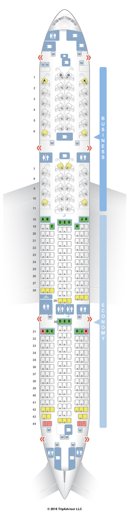 Seatguru Seat Map Air Canada Boeing Lr L Two Class V