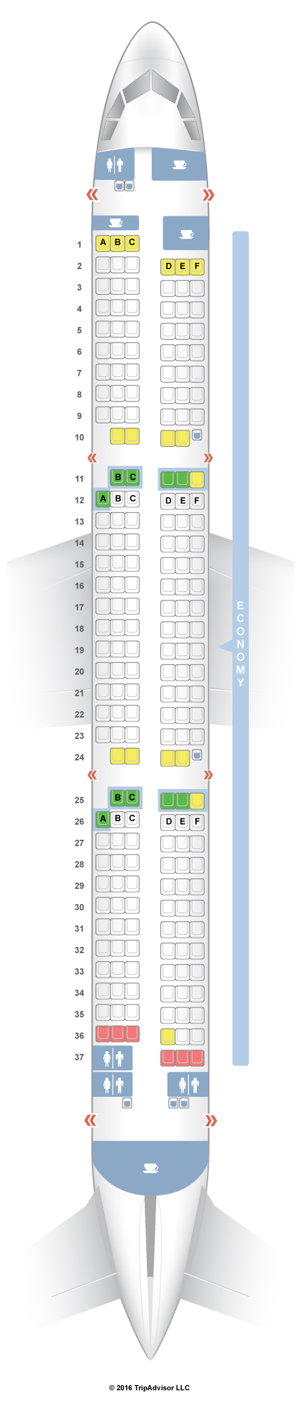 SeatGuru Seat Map airberlin Airbus A321 (321)