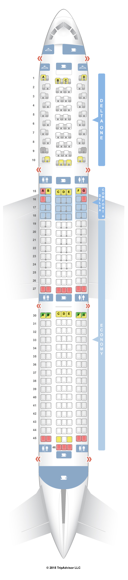 Delta 787 Seat Map