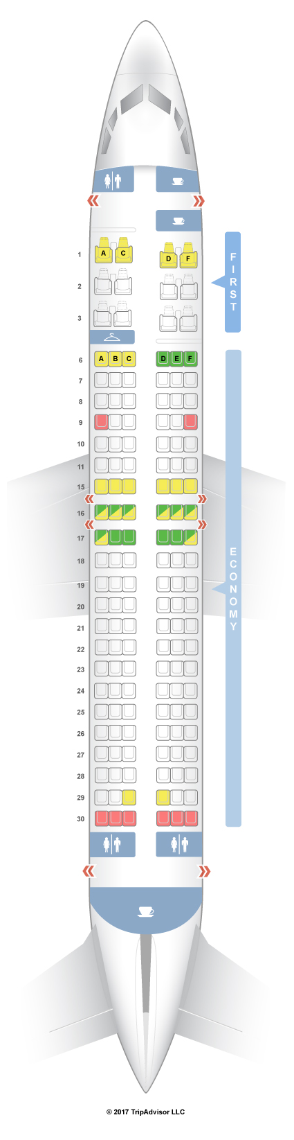 What is the safest seat on a Boeing 737?
