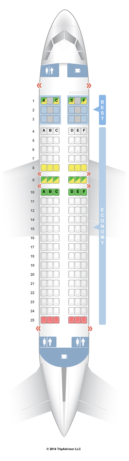 SeatGuru Seat Map Germanwings Airbus A319 (319) V2