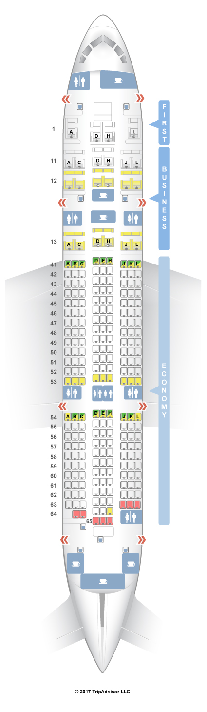 SeatGuru Seat Map Xiamen Airlines Boeing 787-8 (788)