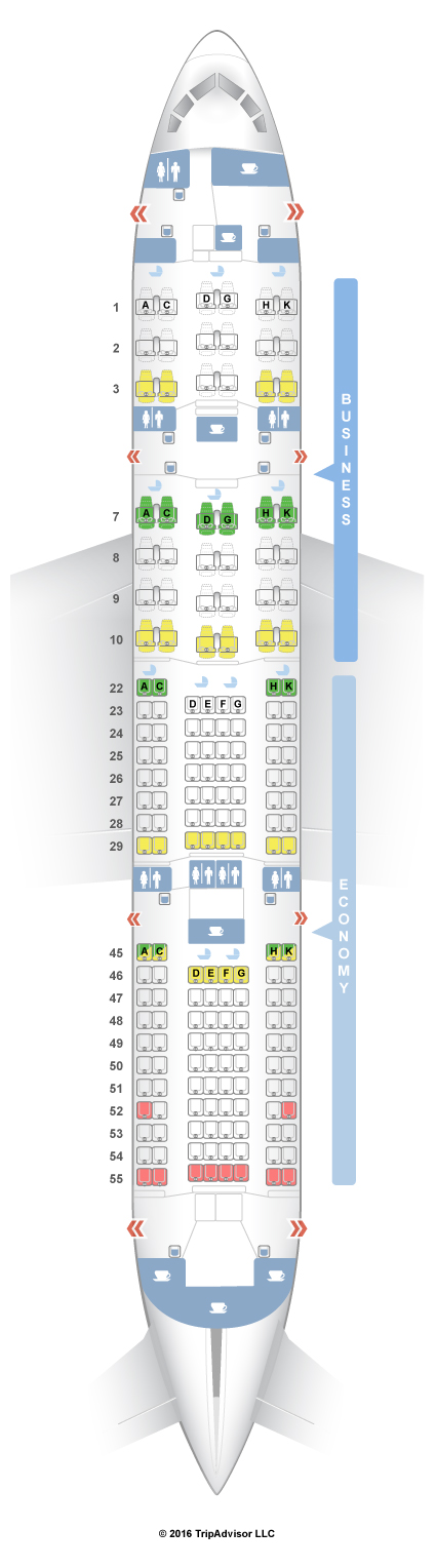 SeatGuru Seat Map Japan Airlines Boeing 787-8 (788) V1