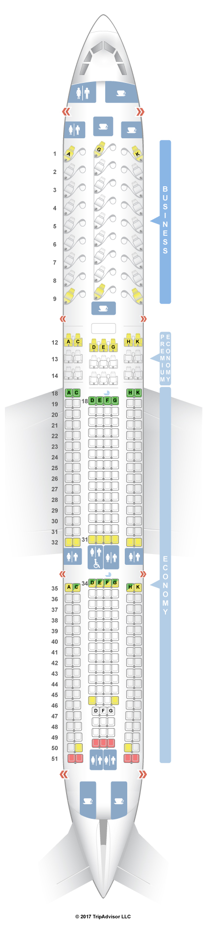 Air Canada 763 Seating Chart