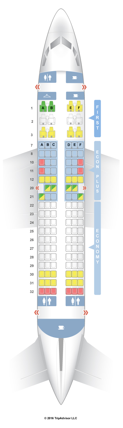 United Boeing 737 700 Seat Map