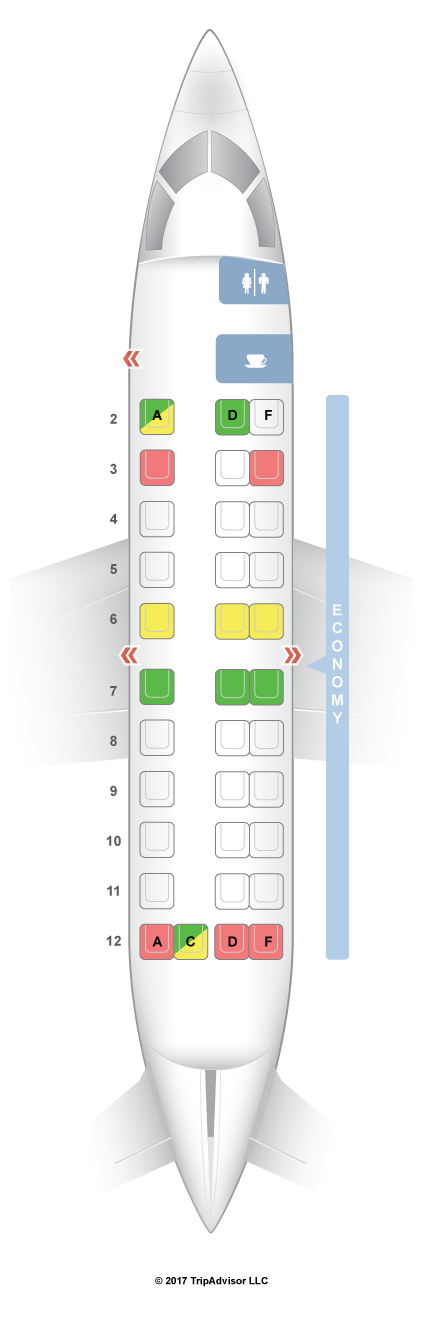 SeatGuru Seat Map United Saab 340B