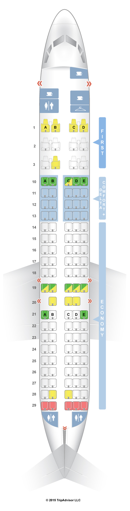 SeatGuru Seat Map Delta Boeing 717-200 (717)