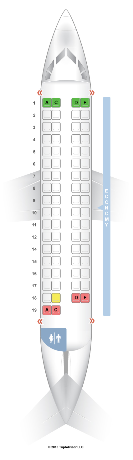 SeatGuru Seat Map Air France ATR 72-500 (AT7) V1