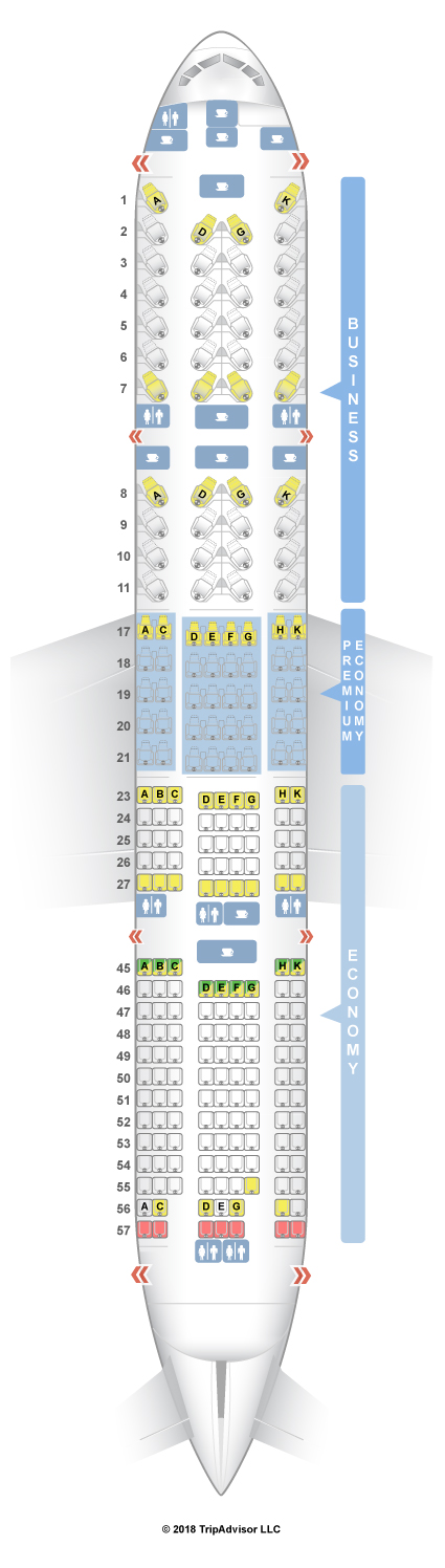 SeatGuru Seat Map Japan Airlines Boeing 777-200ER (772) V4
