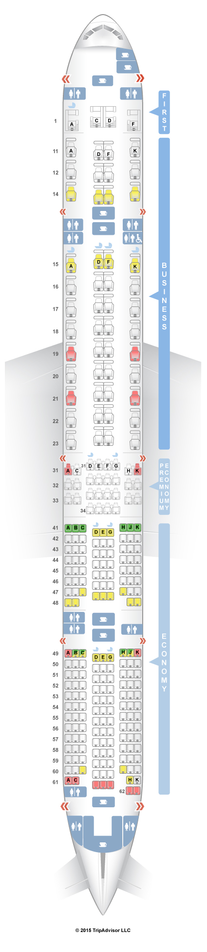 SeatGuru Seat Map Singapore Airlines Boeing 777-300ER (77W ...
