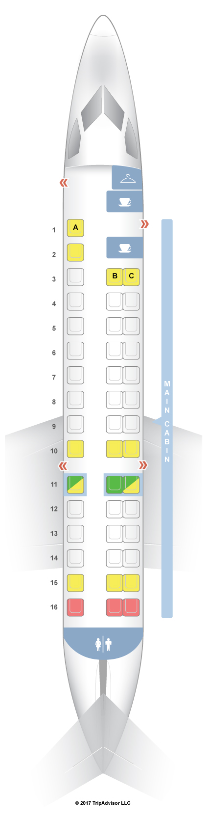Embraer Rj135 Seating Chart United