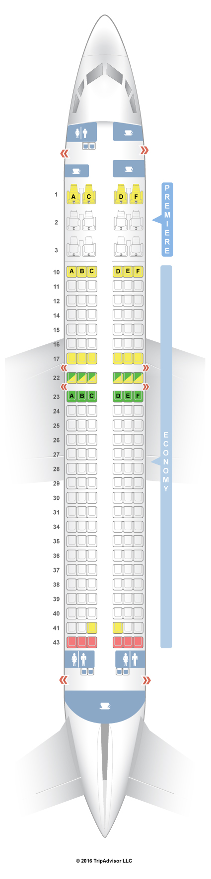 Seatguru Seat Map Jet Airways Boeing 737 800 738