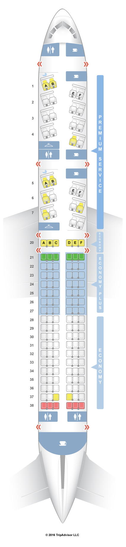 Seatguru Seat Map United Boeing 757 200 752 V2 Ps