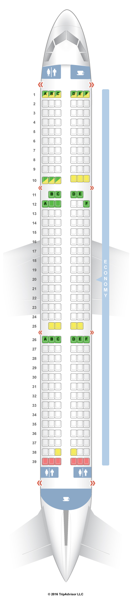 Seatguru Seat Map Wizzair Airbus A321 (321)