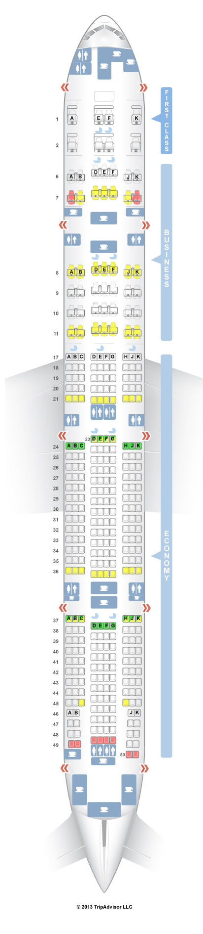 Boeing 777 300 Seating Chart