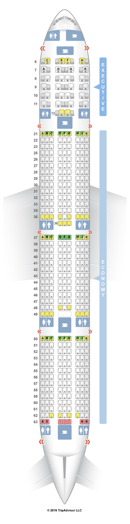 SeatGuru Seat  Map Garuda  Indonesia  Boeing  777  300ER  77W V2