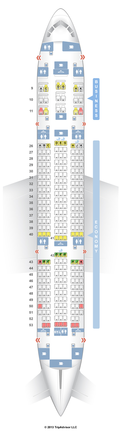 Seatguru Seat Map Royal Brunei Boeing 787-8 (788)