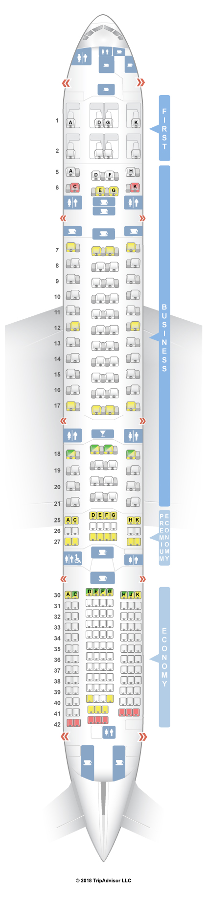 SeatGuru Seat Map ANA Boeing 777-300ER (77W) V2 - SeatGuru