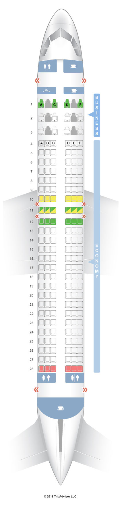 Seatguru Seat Map Brussels Airlines Airbus A320 320 V1