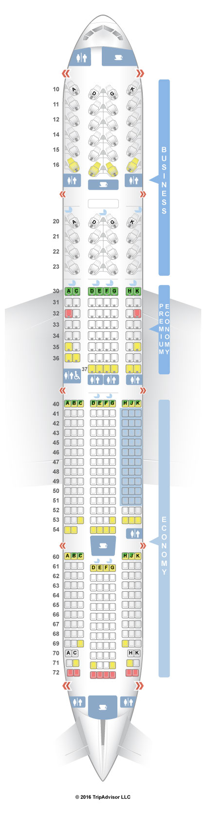 air china 777 seat map
