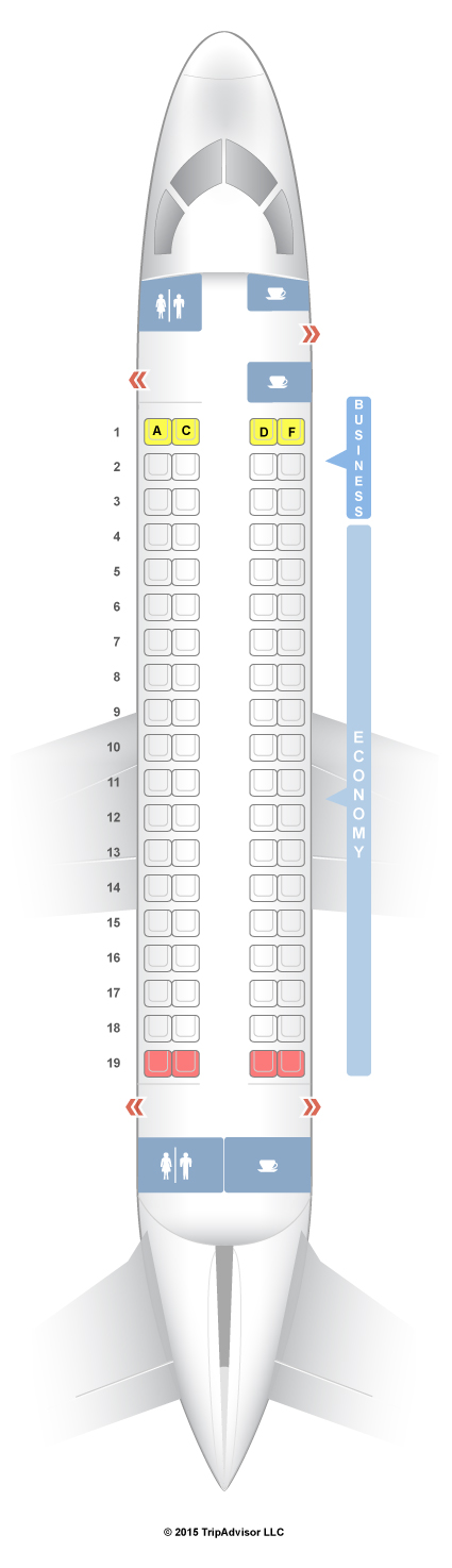 SeatGuru Seat Map Finnair Embraer E-170