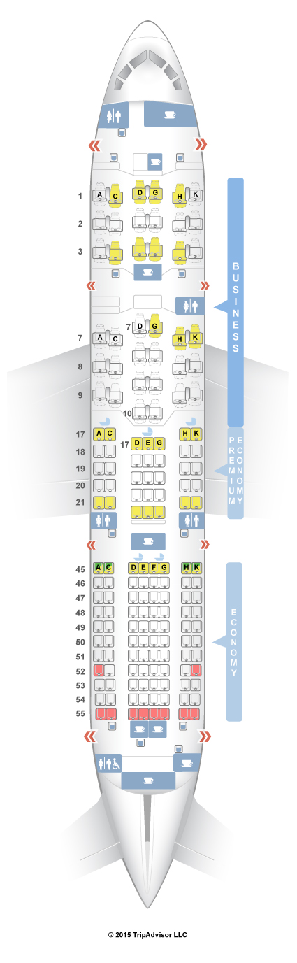 Seat Map Japan Airlines Jal Boeing B777 300 W24 Seatmaestro Porn Sex