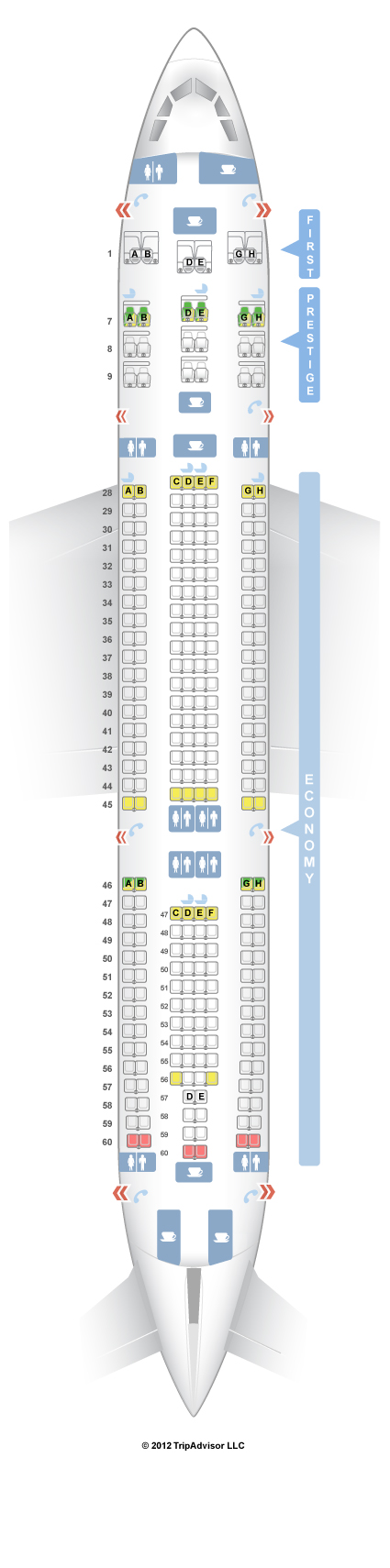 seatguru seat map korean air airbus a330 300 333 v1 korean air a380 seating chart