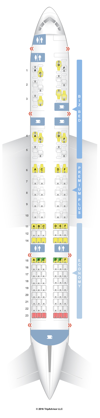 SeatGuru Seat Map OpenSkies Boeing 757-200 (752) V2