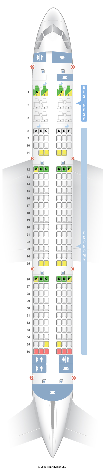 SeatGuru Seat Map Qatar Airways Airbus A321 (321) V2
